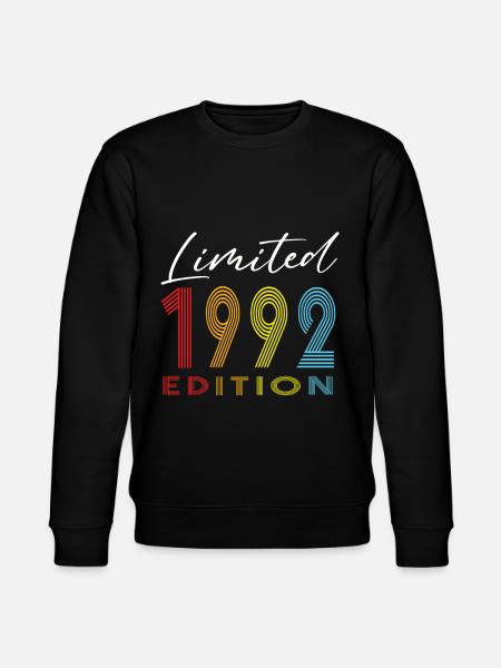 Limited Edition 1992 - Stanley/Stella CHANGER Unisex Organic Sweatshirt - black