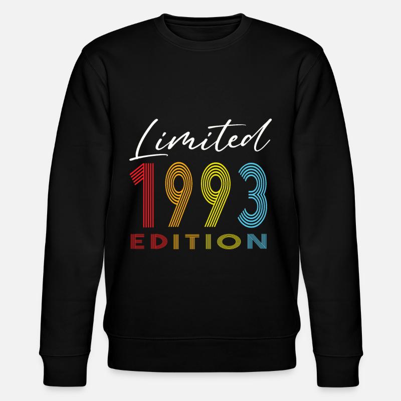 Édition limitée 1993 - Sweat bio CHANGER Stanley/Stella Unisexe - noir