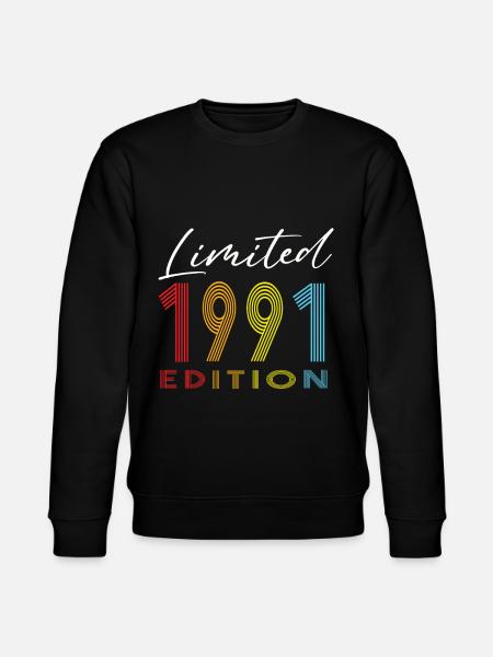 Limited Edition 1991 - Stanley/Stella CHANGER Unisex Organic Sweatshirt - black