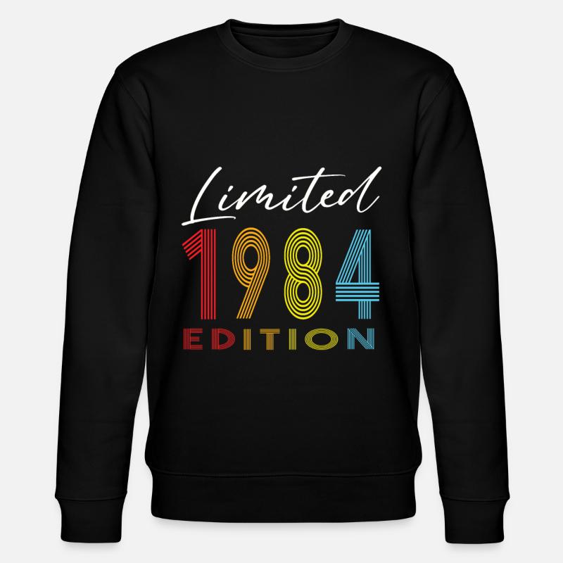 Limited Edition 1984 - Stanley/Stella CHANGER Unisex Organic Sweatshirt - black