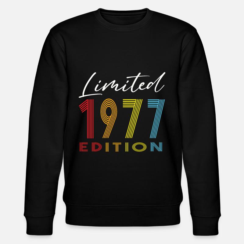 Édition limitée 1977 - Sweat bio CHANGER Stanley/Stella Unisexe - noir
