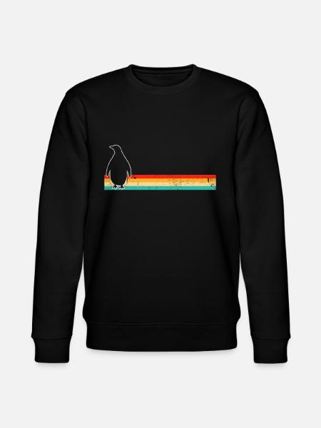 Pingouin Rétro - Sweat bio CHANGER Stanley/Stella Unisexe - noir