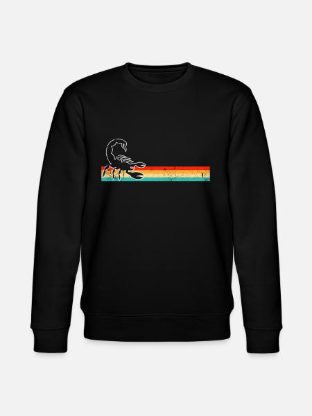 Scorpio Retro - Stanley/Stella CHANGER Unisex Organic Sweatshirt - black