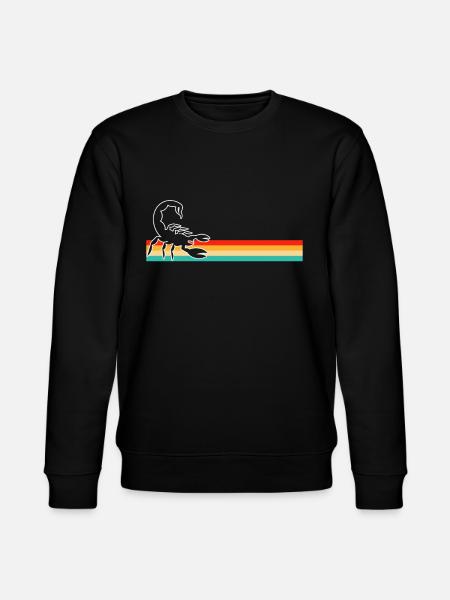 Scorpio Retro - Stanley/Stella CHANGER Unisex Organic Sweatshirt - black