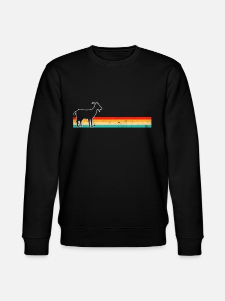 Goat Retro - Stanley/Stella CHANGER Unisex Organic Sweatshirt - black