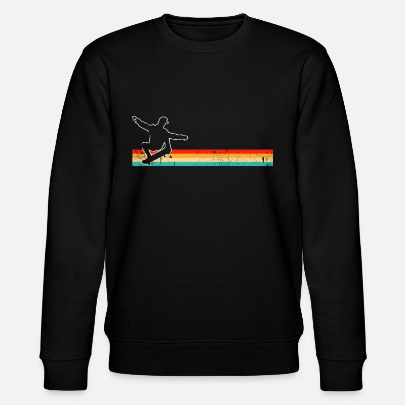 Patinage rétro - Sweat bio CHANGER Stanley/Stella Unisexe - noir