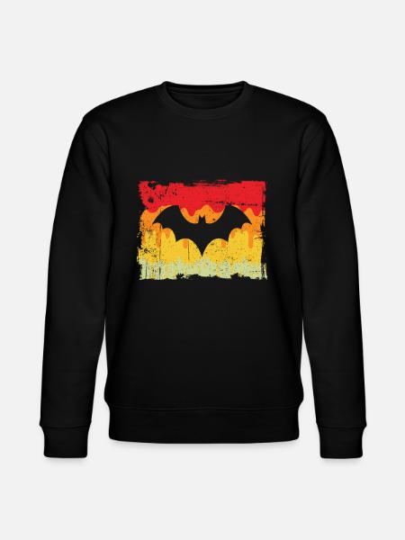 Chauve-souris rétro - Sweat bio CHANGER Stanley/Stella Unisexe - noir