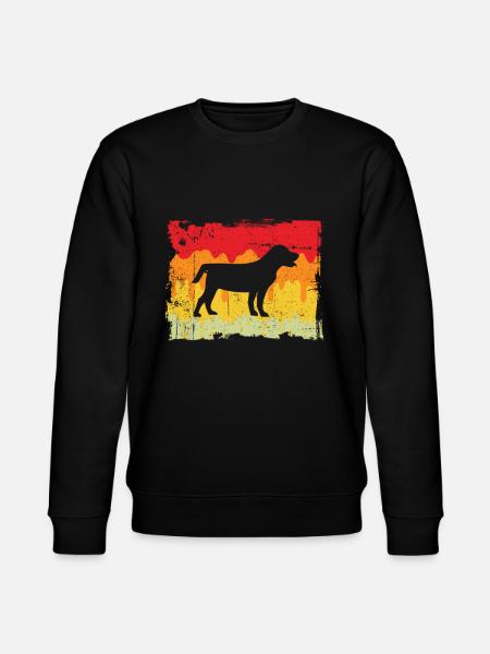 Dog Retro - Stanley/Stella CHANGER Unisex Organic Sweatshirt - black