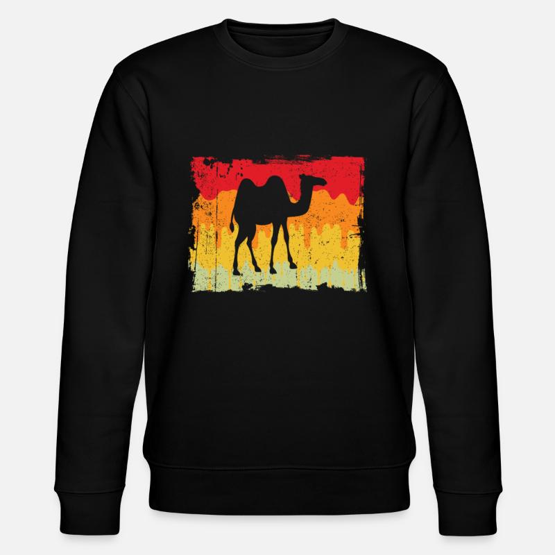 Camel Rétro - Sweat bio CHANGER Stanley/Stella Unisexe - noir