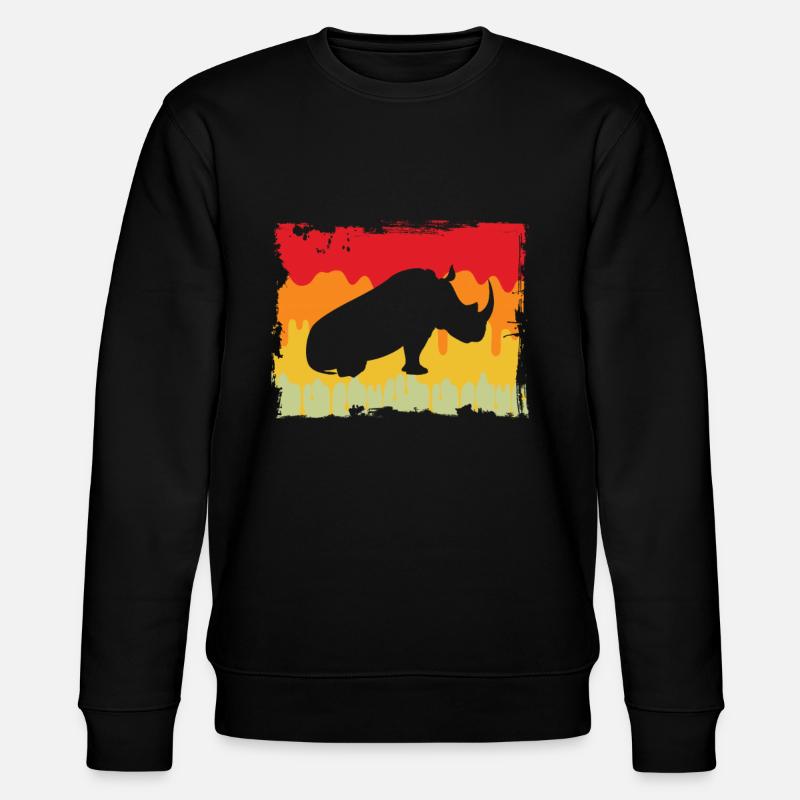 Rhino Rétro - Sweat bio CHANGER Stanley/Stella Unisexe - noir