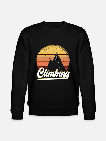 Kletterleidenschaft - Stanley/Stella Unisex Bio-Sweatshirt CHANGER  - Schwarz