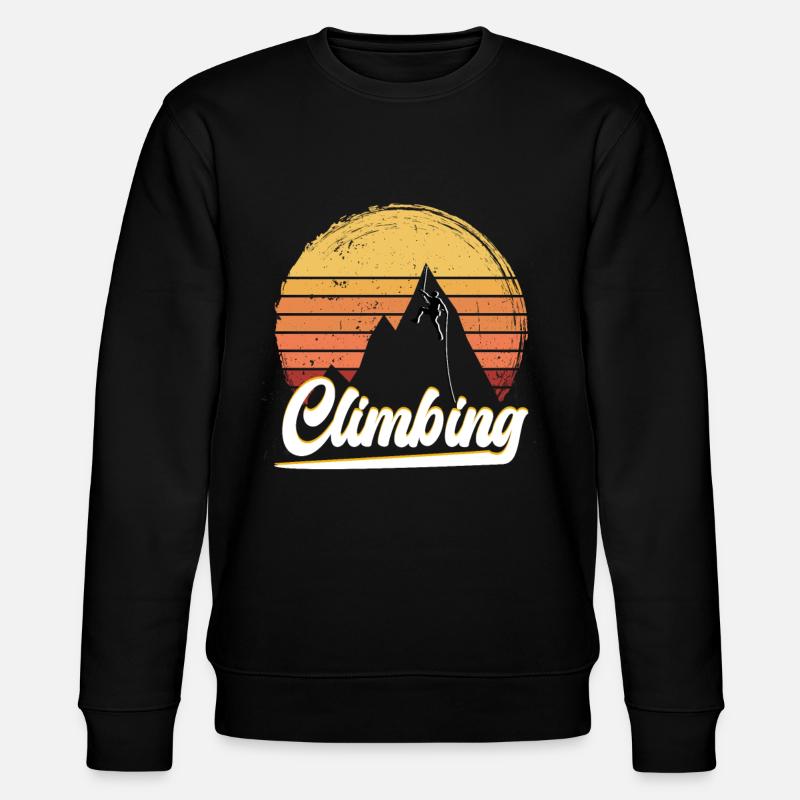 Passion for climbing - Stanley/Stella CHANGER Unisex Organic Sweatshirt - black