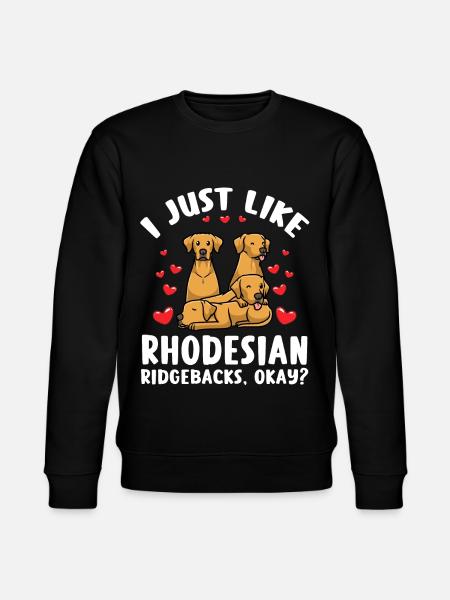 Chien Rhodesian Ridgeback - Sweat bio CHANGER Stanley/Stella Unisexe - noir