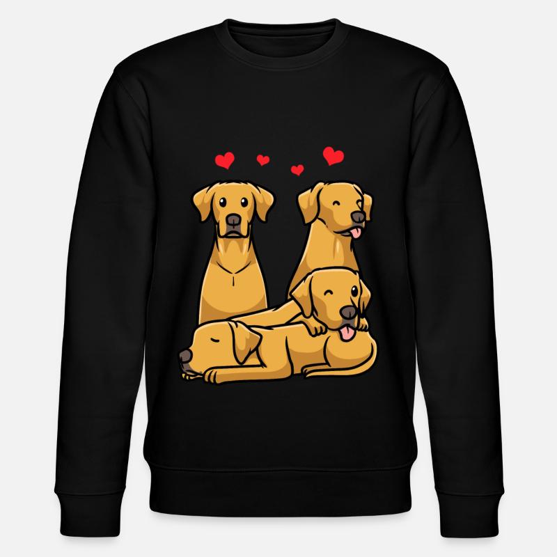 Chien Rhodesian Ridgeback - Sweat bio CHANGER Stanley/Stella Unisexe - noir