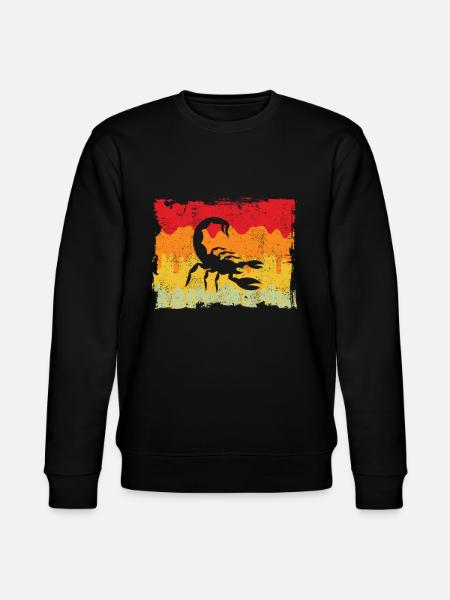 Scorpio Retro - Stanley/Stella CHANGER Unisex Organic Sweatshirt - black
