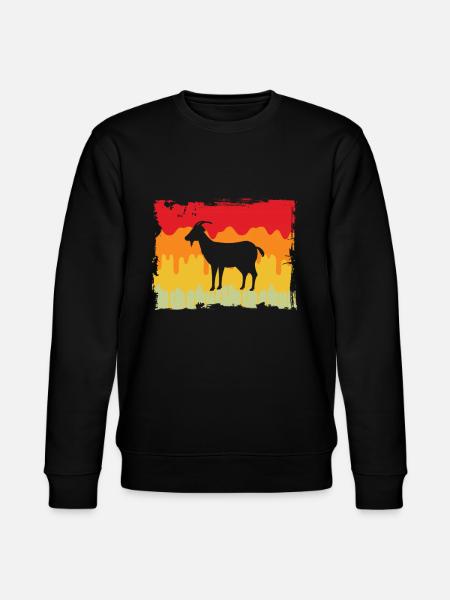 Goat Retro - Stanley/Stella CHANGER Unisex Organic Sweatshirt - black