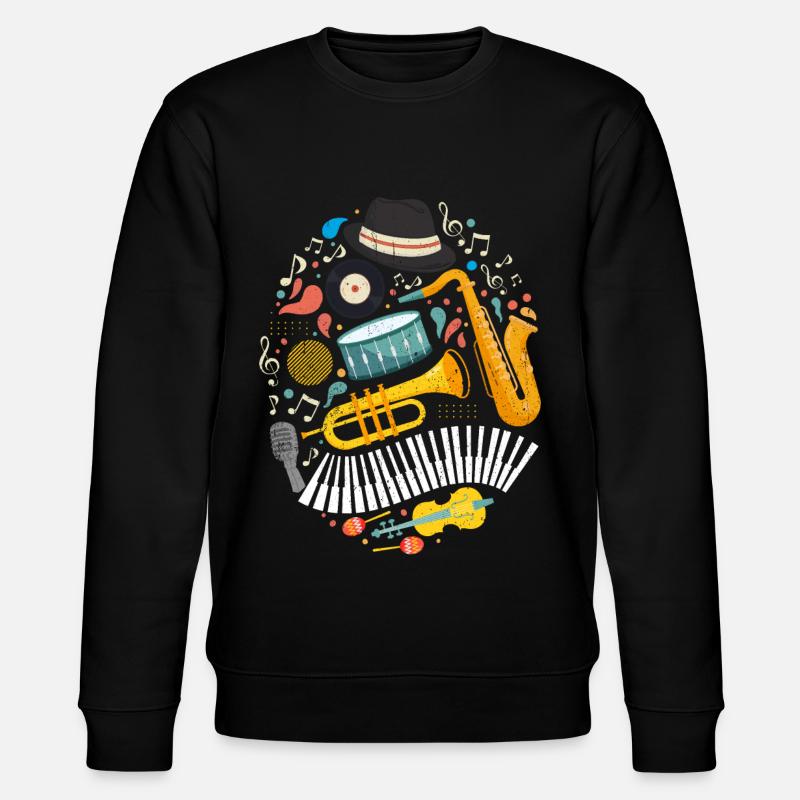 Jazz Tshirt - Sweat bio CHANGER Stanley/Stella Unisexe - noir