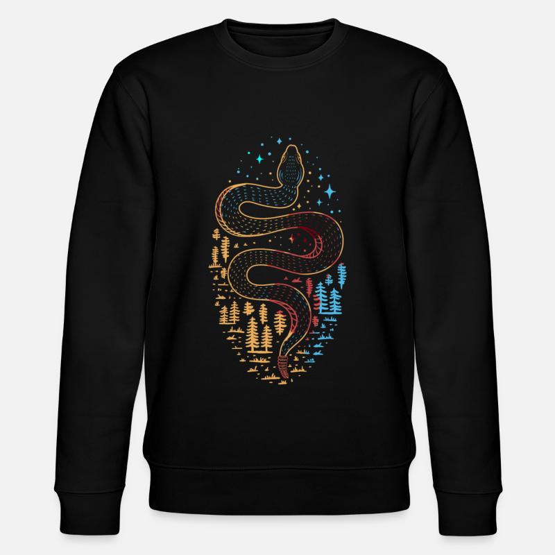 Tshirt Serpent - Sweat bio CHANGER Stanley/Stella Unisexe - noir