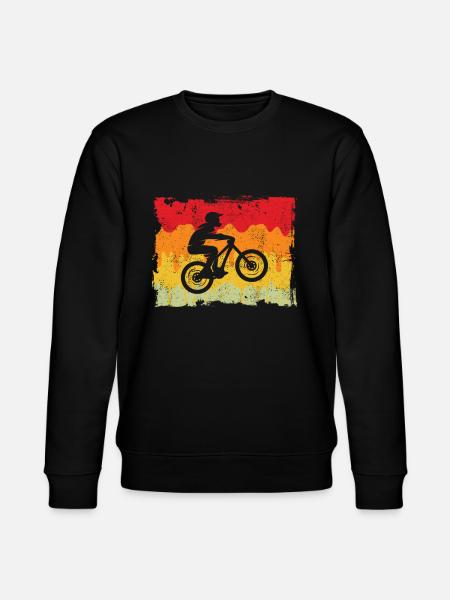 Mountain Bike Retro - Stanley/Stella CHANGER Unisex Organic Sweatshirt - black