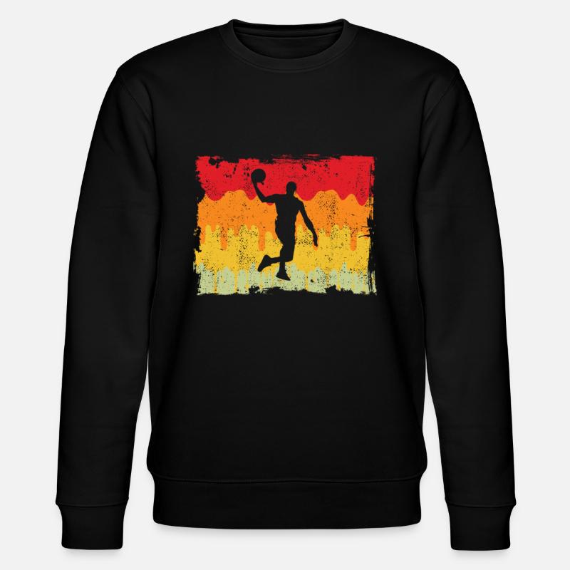 Basket-ball Rétro - Sweat bio CHANGER Stanley/Stella Unisexe - noir