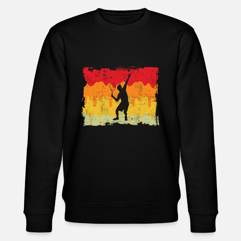 Tennis Rétro - Sweat bio CHANGER Stanley/Stella Unisexe - noir