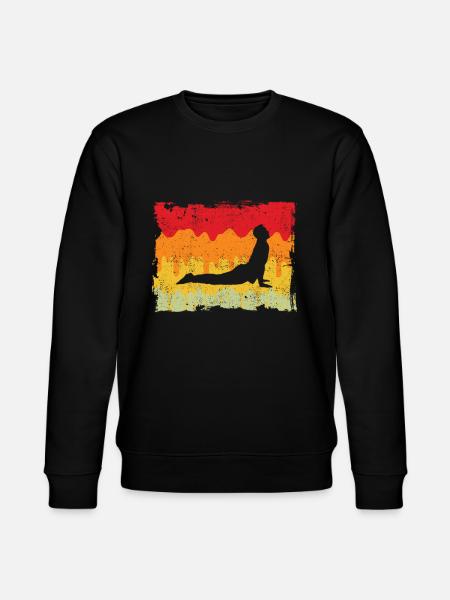 Yoga Retro - Stanley/Stella Unisex Bio-Sweatshirt CHANGER - Schwarz