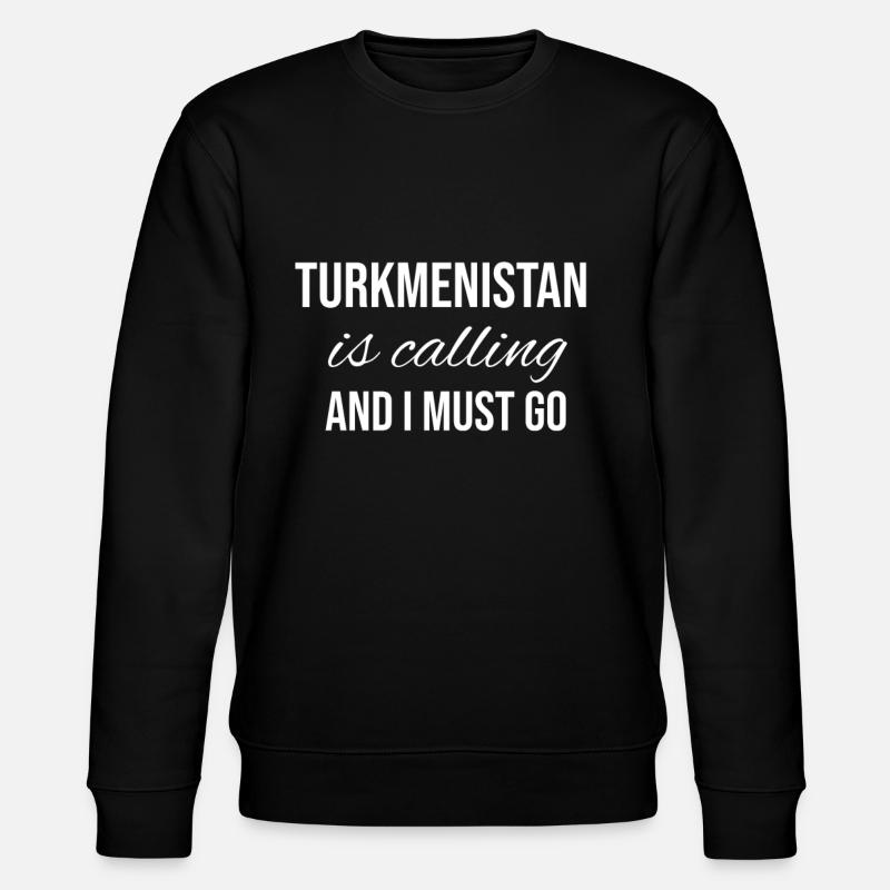 Turkmenistan - Stanley/Stella CHANGER Unisex Organic Sweatshirt - black