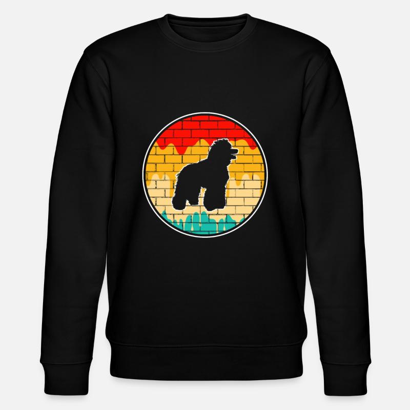 Caniche Rétro - Sweat bio CHANGER Stanley/Stella Unisexe - noir