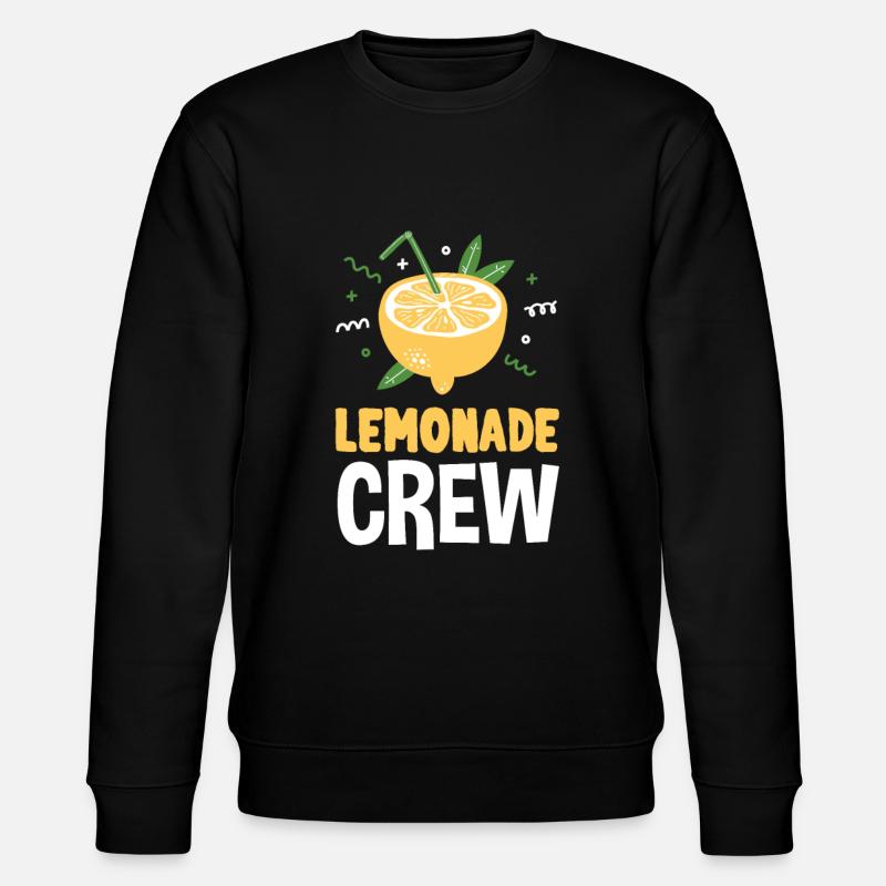 Lemonade Crew Juice Stand - Stanley/Stella Unisex Bio-Sweatshirt CHANGER  - Schwarz