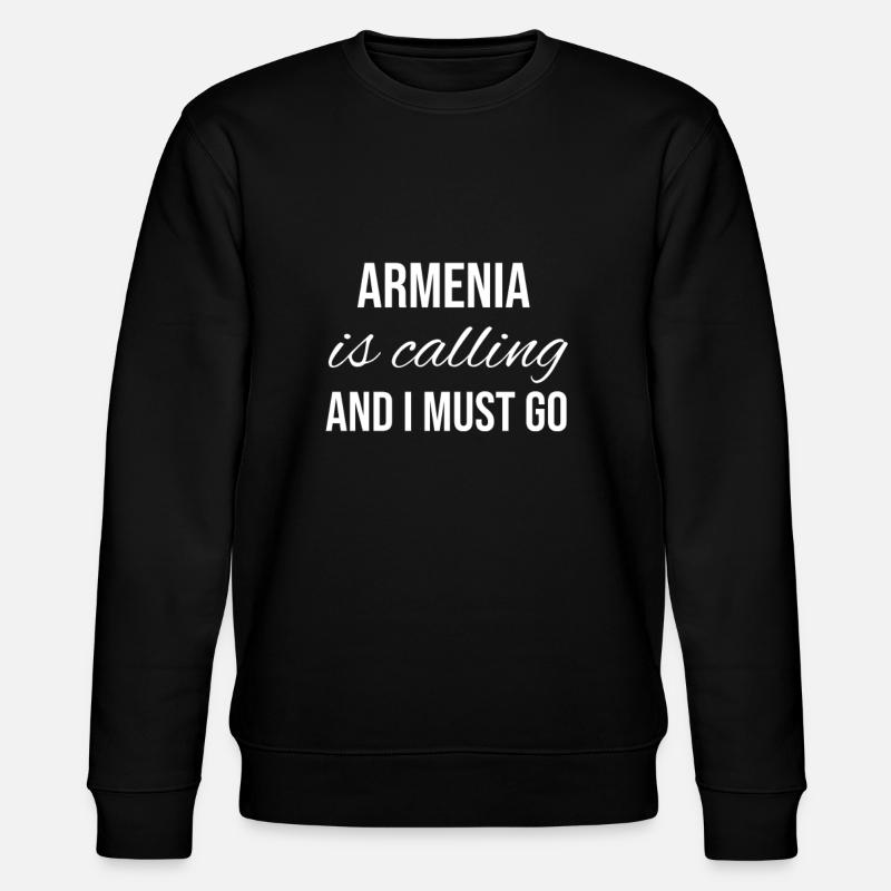 Armenien - Stanley/Stella Unisex Bio-Sweatshirt CHANGER  - Schwarz
