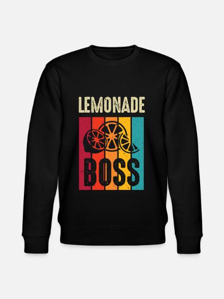 Lemonade Boss Juice Stand - Stanley/Stella CHANGER Unisex Organic Sweatshirt - black