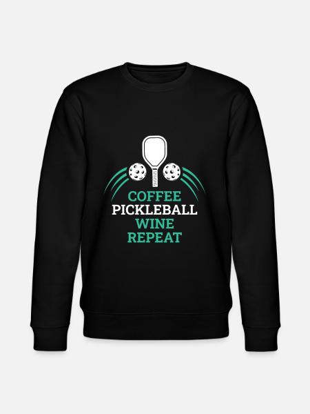 Café Pickleball Vin Répéter - Sweat bio CHANGER Stanley/Stella Unisexe - noir
