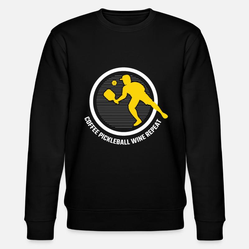 Café Pickleball Vin Répéter - Sweat bio CHANGER Stanley/Stella Unisexe - noir
