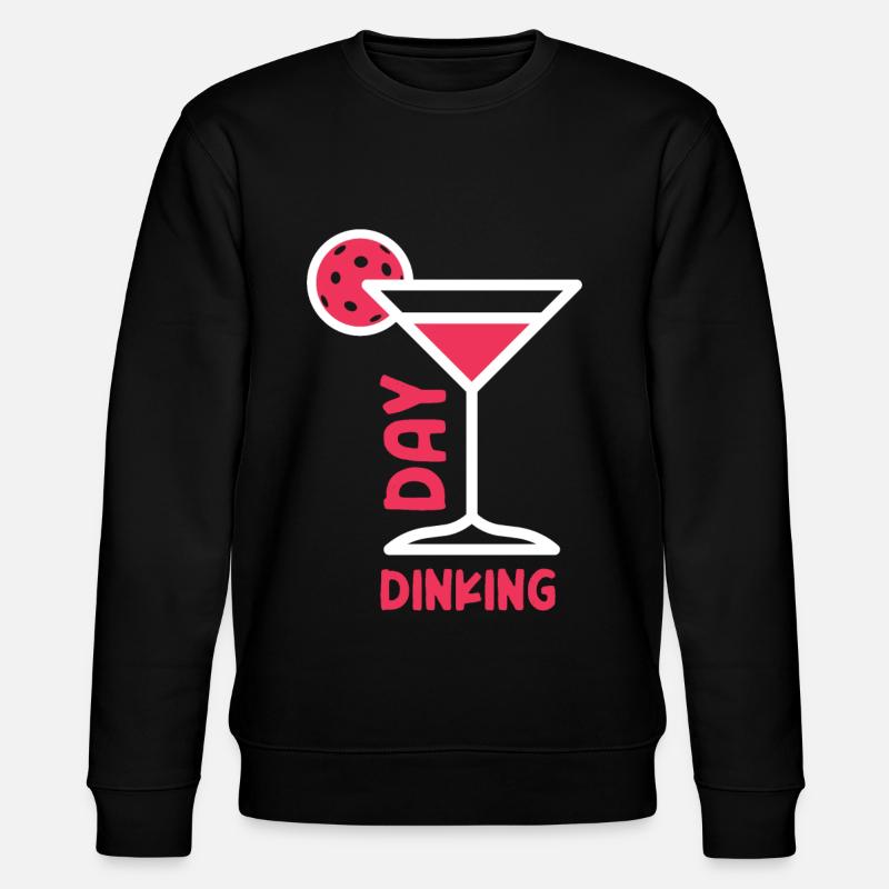 Jour Dinking Drôle Martini Pickleball - Sweat bio CHANGER Stanley/Stella Unisexe - noir