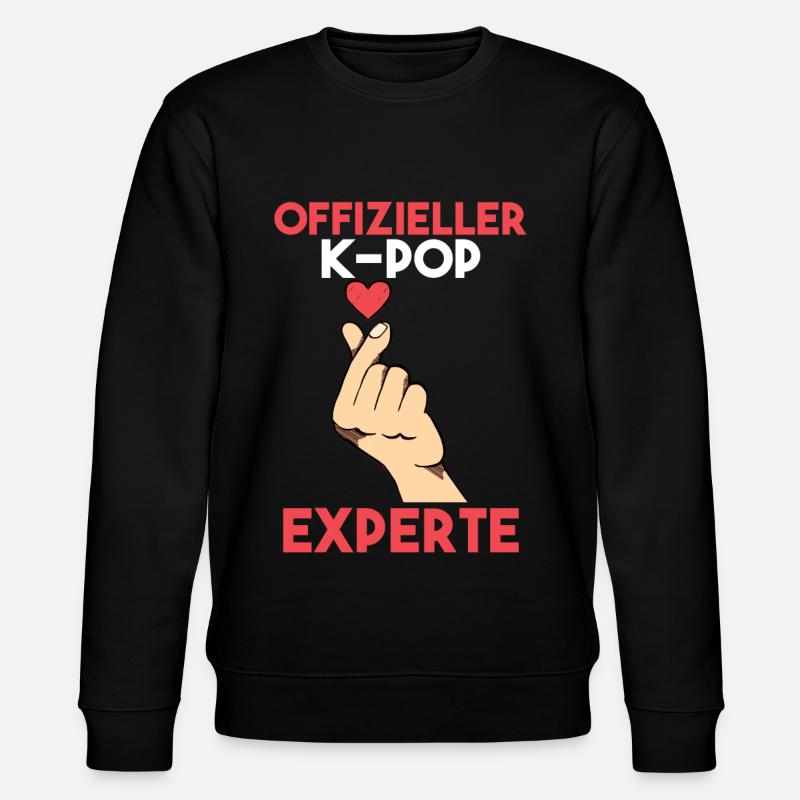 K-pop - Stanley/Stella Unisex Bio-Sweatshirt CHANGER - Schwarz