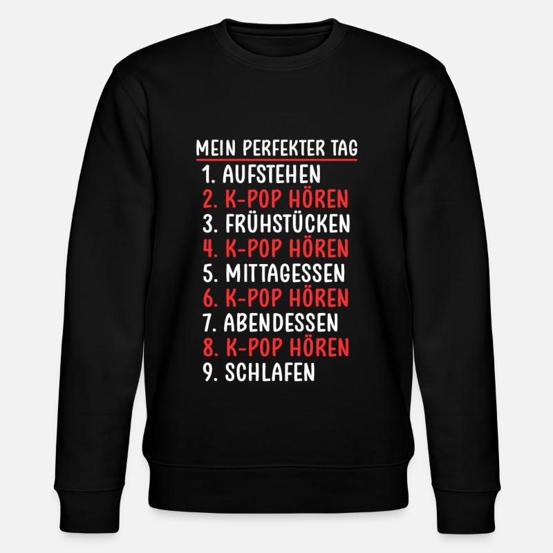 K-pop - Stanley/Stella Unisex Bio-Sweatshirt CHANGER  - Schwarz