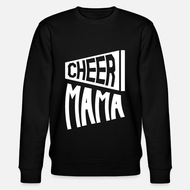 Cheer Mom - Stanley/Stella Unisex Bio-Sweatshirt CHANGER  - Schwarz