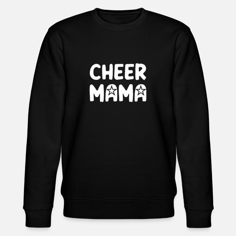 Cheer Mom - Stanley/Stella Unisex Bio-Sweatshirt CHANGER  - Schwarz