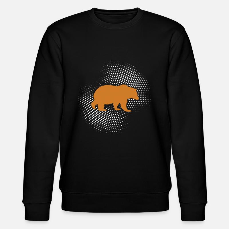 Bear - Stanley/Stella CHANGER Unisex Organic Sweatshirt - black