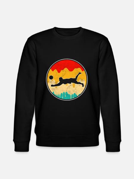 Volleyball Retro - Stanley/Stella CHANGER Unisex Organic Sweatshirt - black