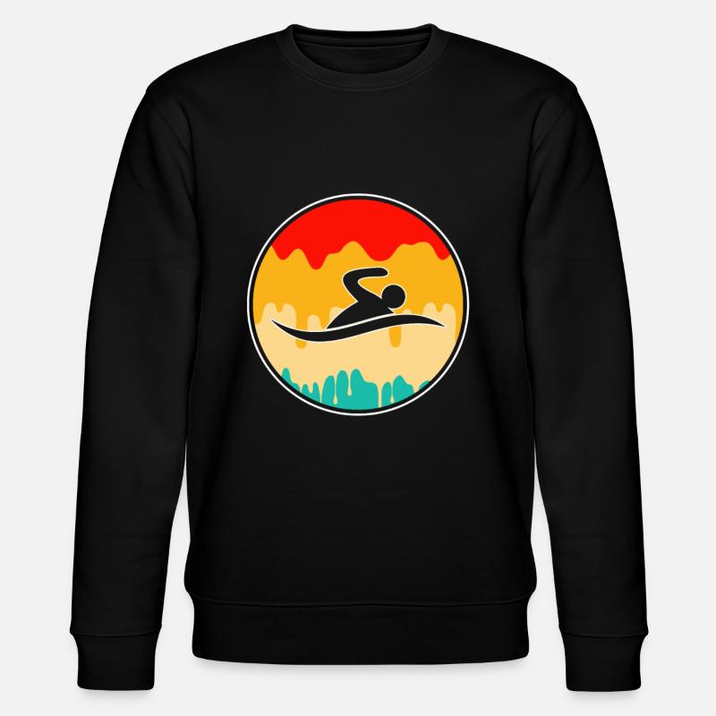 Natation Rétro - Sweat bio CHANGER Stanley/Stella Unisexe - noir
