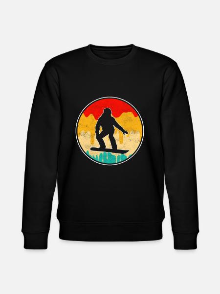Retro Snowboarding - Stanley/Stella CHANGER Unisex Organic Sweatshirt - black