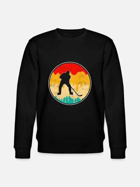 Ice Hockey Retro - Stanley/Stella CHANGER Unisex Organic Sweatshirt - black