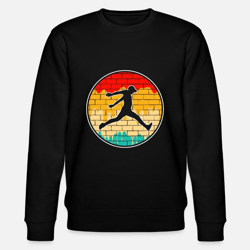 Parkour Retro - Stanley/Stella CHANGER Unisex Organic Sweatshirt - black