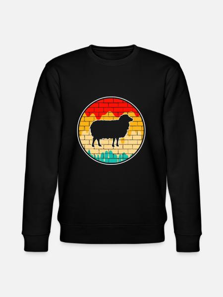 Sheep Retro - Stanley/Stella CHANGER Unisex Organic Sweatshirt - black