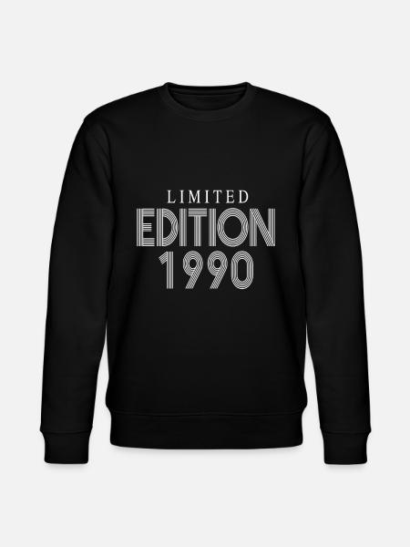 Limited Edition 1990 - Stanley/Stella CHANGER Unisex Organic Sweatshirt - black