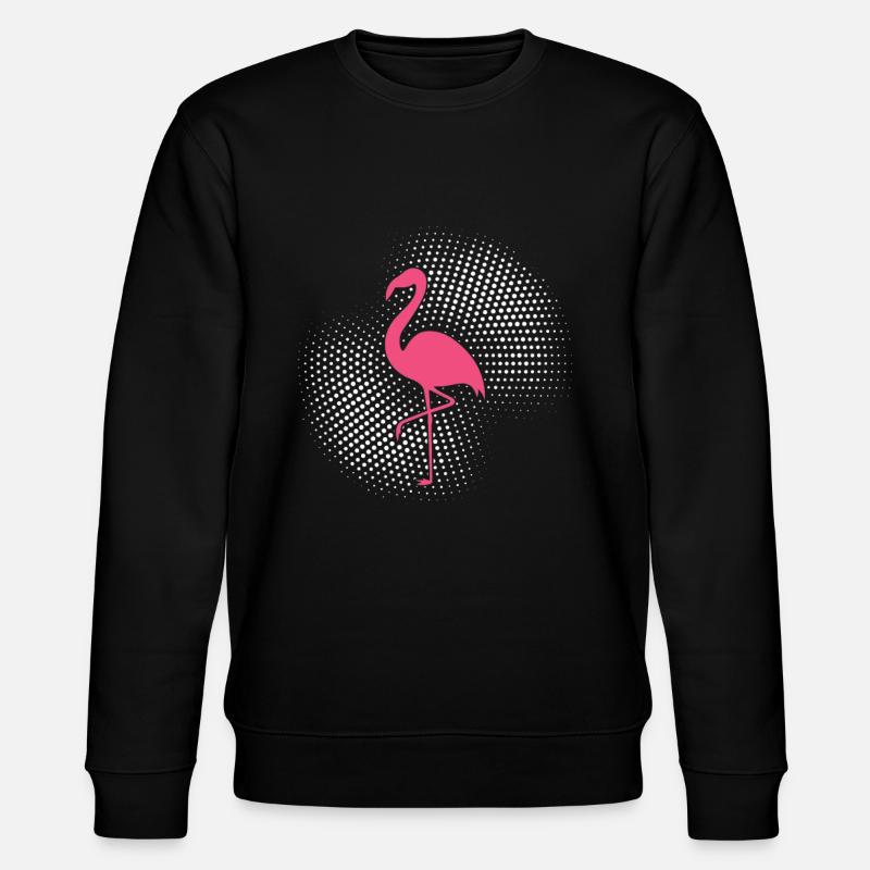 Flamingo - Stanley/Stella CHANGER Unisex Organic Sweatshirt - black