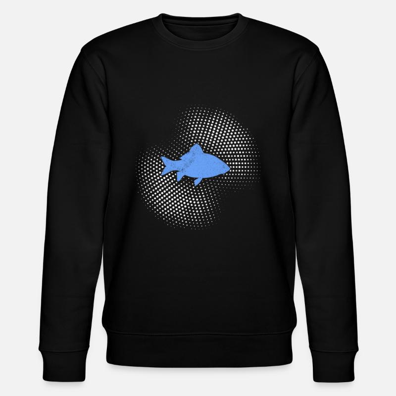 Fish - Stanley/Stella CHANGER Unisex Organic Sweatshirt - black