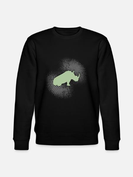 Rhinoceros - Stanley/Stella CHANGER Unisex Organic Sweatshirt - black