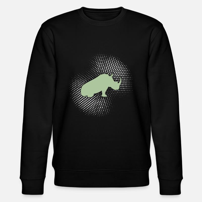 Nashorn - Stanley/Stella Unisex Bio-Sweatshirt CHANGER  - Schwarz